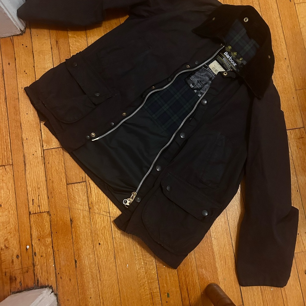 Barbour Black Military Field Jacket